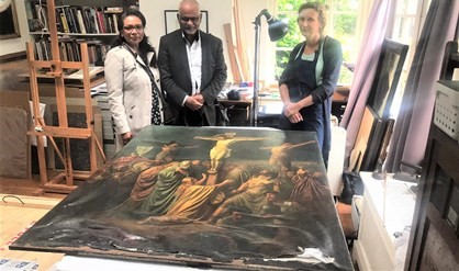 Permanente expositie Petrus Donders / Eerherstel van 18e eeuws schilderij ‘De kruisiging’